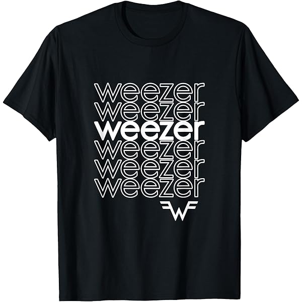 Amazon.com: Weezer - Classic Logo T-Shirt : Clothing, Shoes & Jewelry